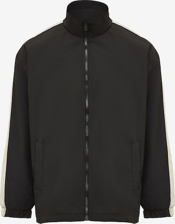 HOMEBASE Between-Season Jacket in Black: front