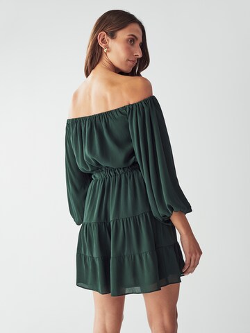 Rochie 'Odie' de la Willa pe verde: spate
