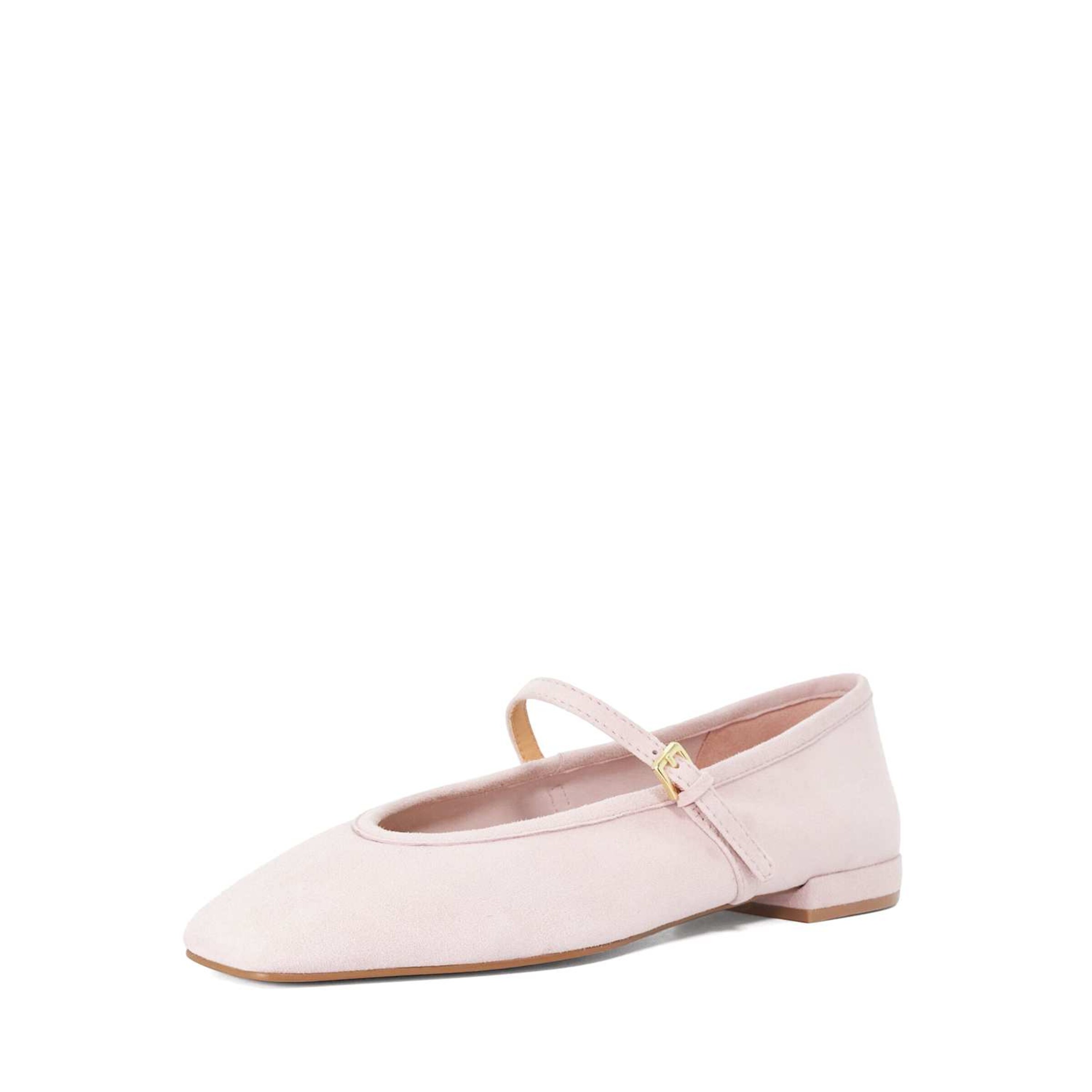 Dune LONDON Ballerina met riempjes 'Heartthrob' in Roze: voorkant