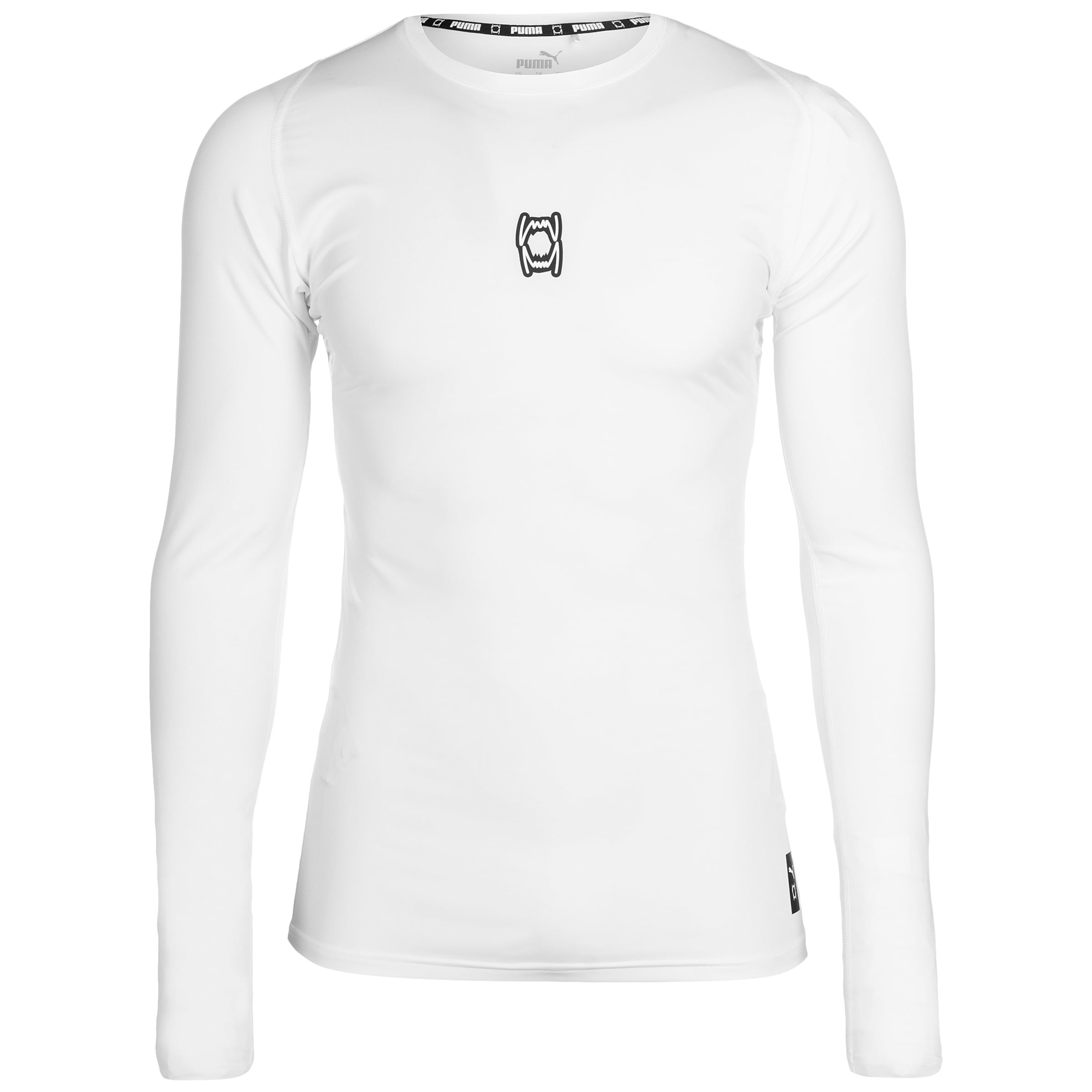 PUMA Funktionsshirt 'Hoops Team' in Weiß: Vorderseite