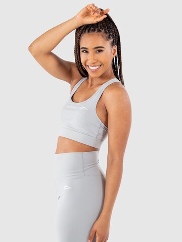 Smilodox Bustier Sport BH 'Advanced Infinite' in Grau