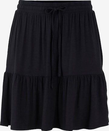 PIECES Skirt 'Omera' in Black: front