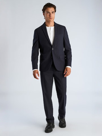 Lindbergh Regular fit Business-colbert in Blauw