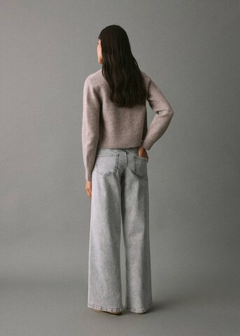 MANGO TEEN Boot cut Jeans in Grey