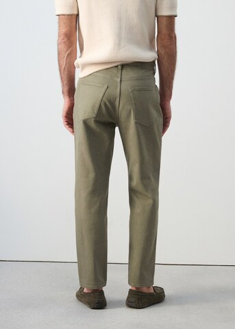MANGO MAN Tapered Jeans 'Benc' in Green