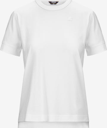 K-Way Shirt 'K-WAY EMEL JERSEY T-SHIRT T-Shirt e Polo' in Wit: voorkant