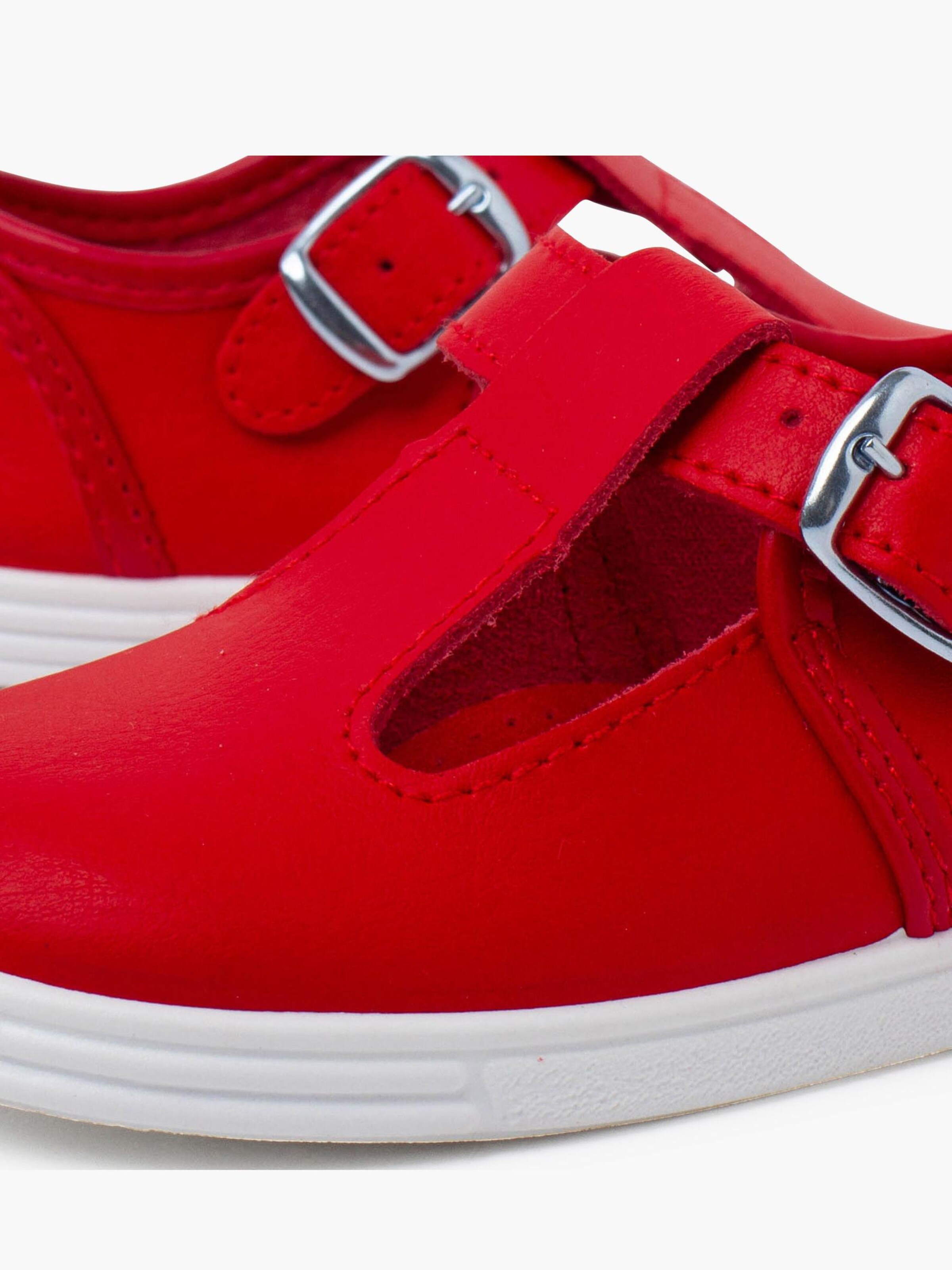 Pisamonas - Zapatos primeros pasos en rojo