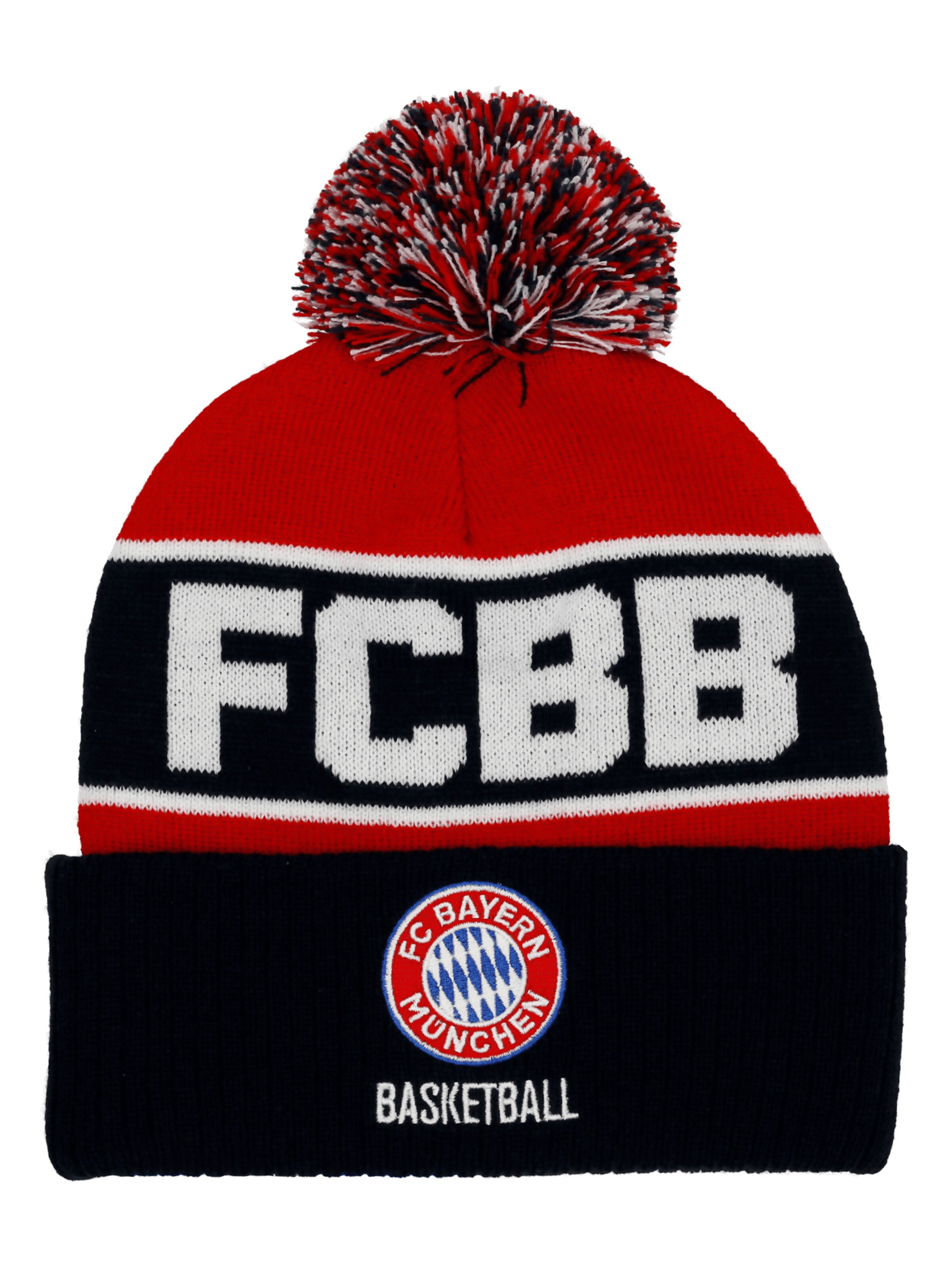 FC BAYERN MÜNCHEN Athletic Hat in Navy / Dark red / Off white, Item view