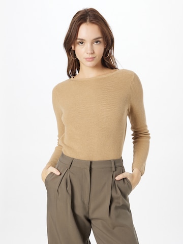 TOM TAILOR Sweater in Brown: front