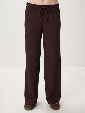 Wide leg Pantaloni 'Hose' di Happiness İstanbul in marrone