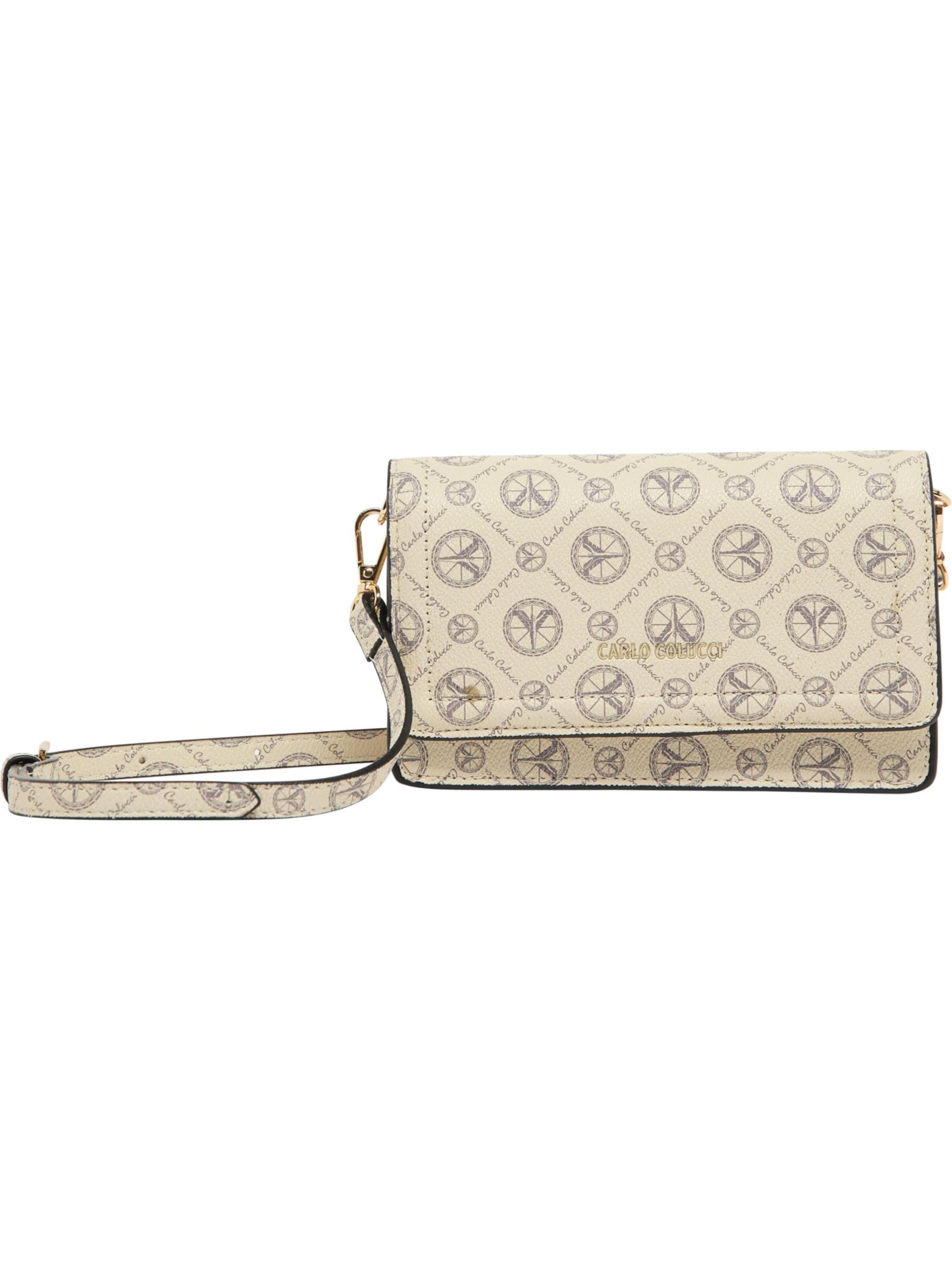 Carlo Colucci Crossbody Bag 'Dalbosco' in Beige