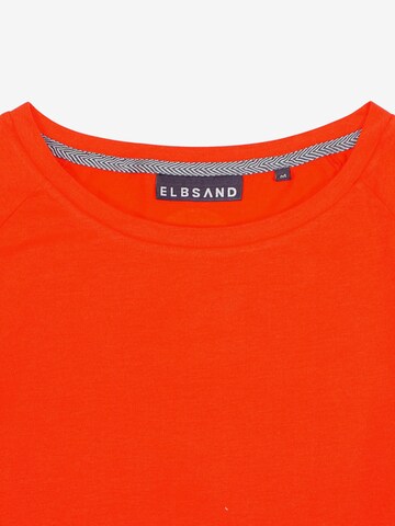 T-shirt 'Tinna ls' Elbsand en rouge