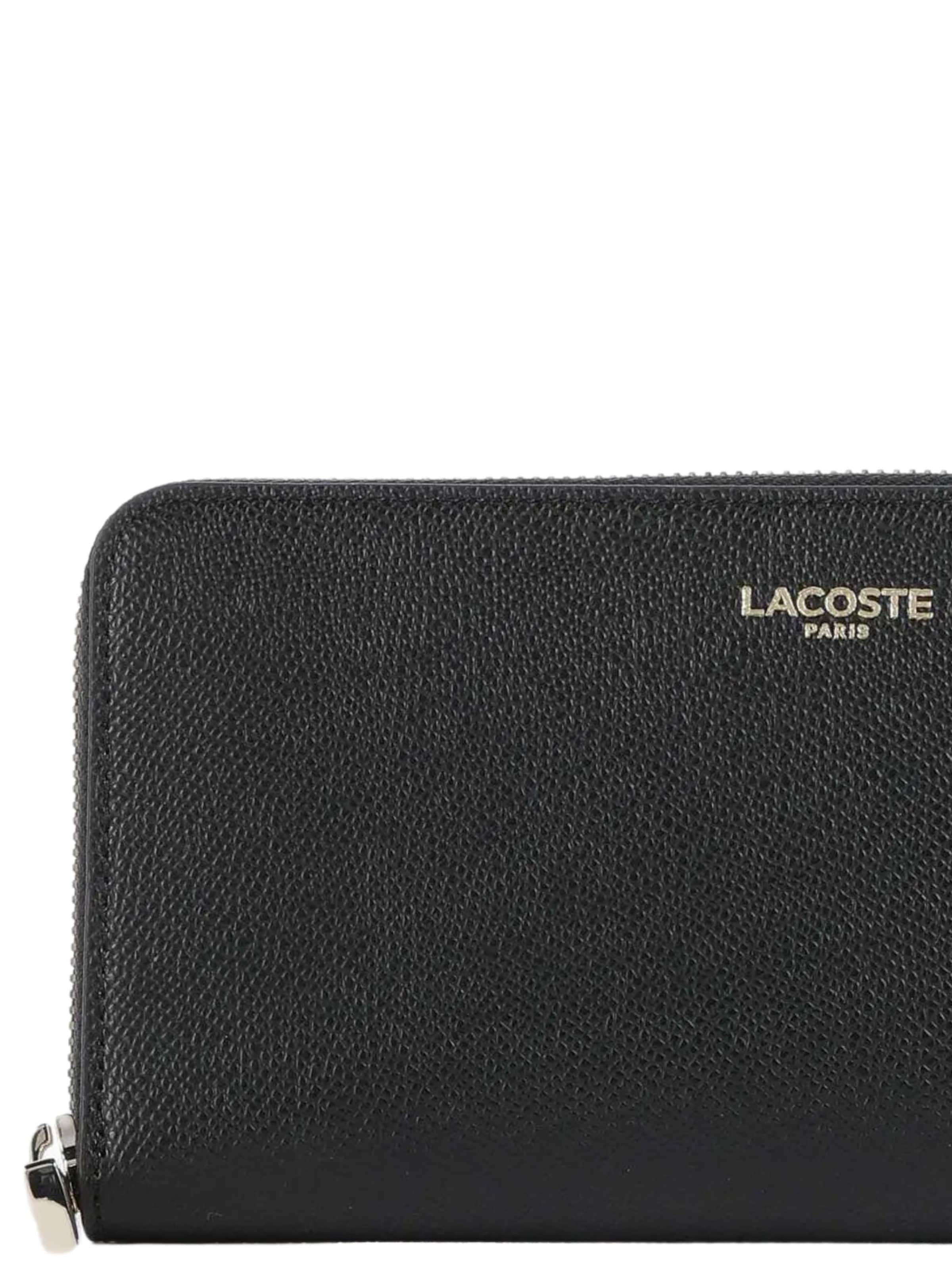 LACOSTE Portmonetka 'Compagnon Champs Elysees' w kolorze czarny