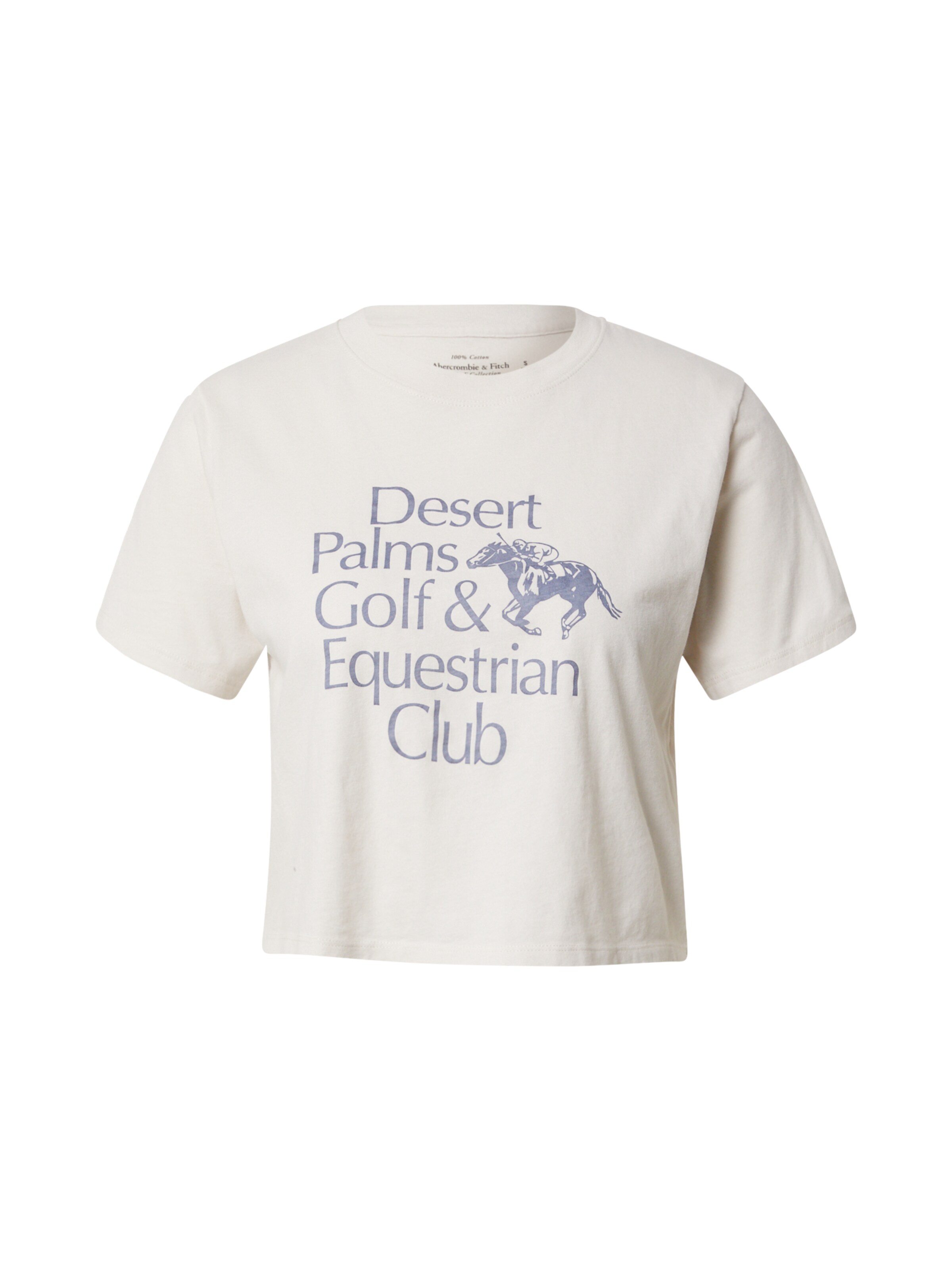 Frauen Shirts & Tops Abercrombie & Fitch T-Shirt 'COUNTRY CLUB' in Creme - FO46667