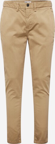 BURTON MENSWEAR LONDON Skinny Lærredsbukser i beige: forside
