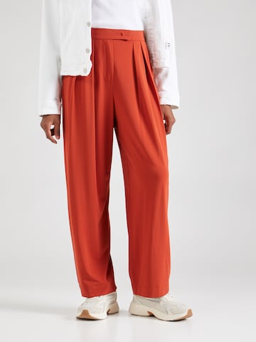 Loosefit Pantalon à pince 'GIOCHI' Max Mara Leisure en rouge : devant