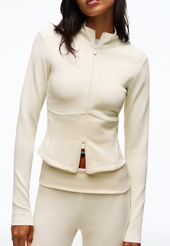 Giacca di felpa di Bershka in beige