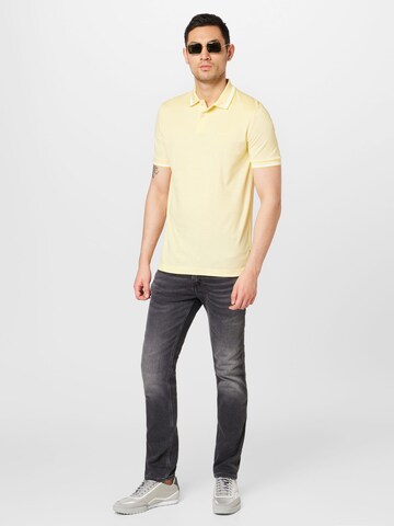 BOSS - Camisa 'Parlay' em amarelo