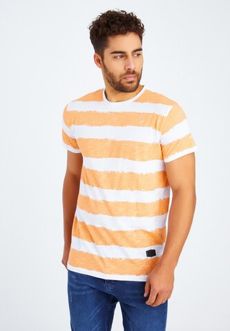 Leif Nelson Shirt in Orange: front