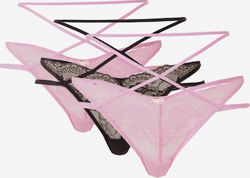 String 'Amala' di Hunkemöller in rosa: frontale