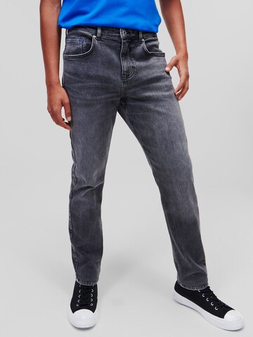 KARL LAGERFELD JEANS Slimfit Jeans in Grijs: voorkant