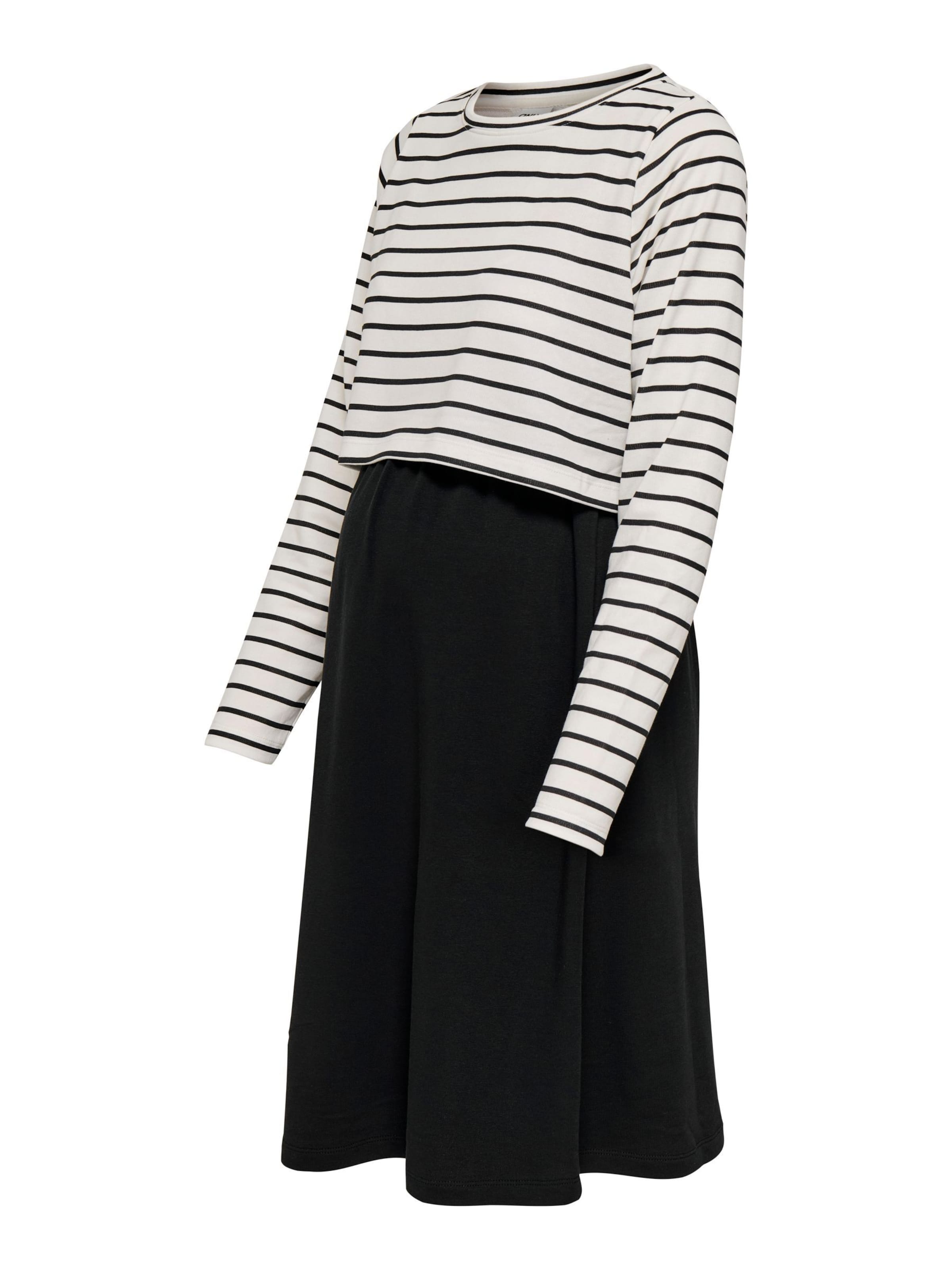 Only Maternity - Vestido 'OLMKaylee' en negro: frente