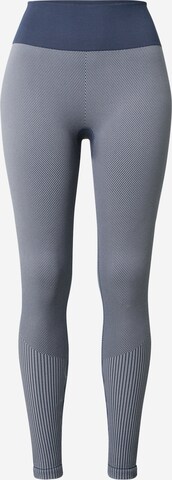 Casall Slimfit Sportbroek in Blauw: voorkant