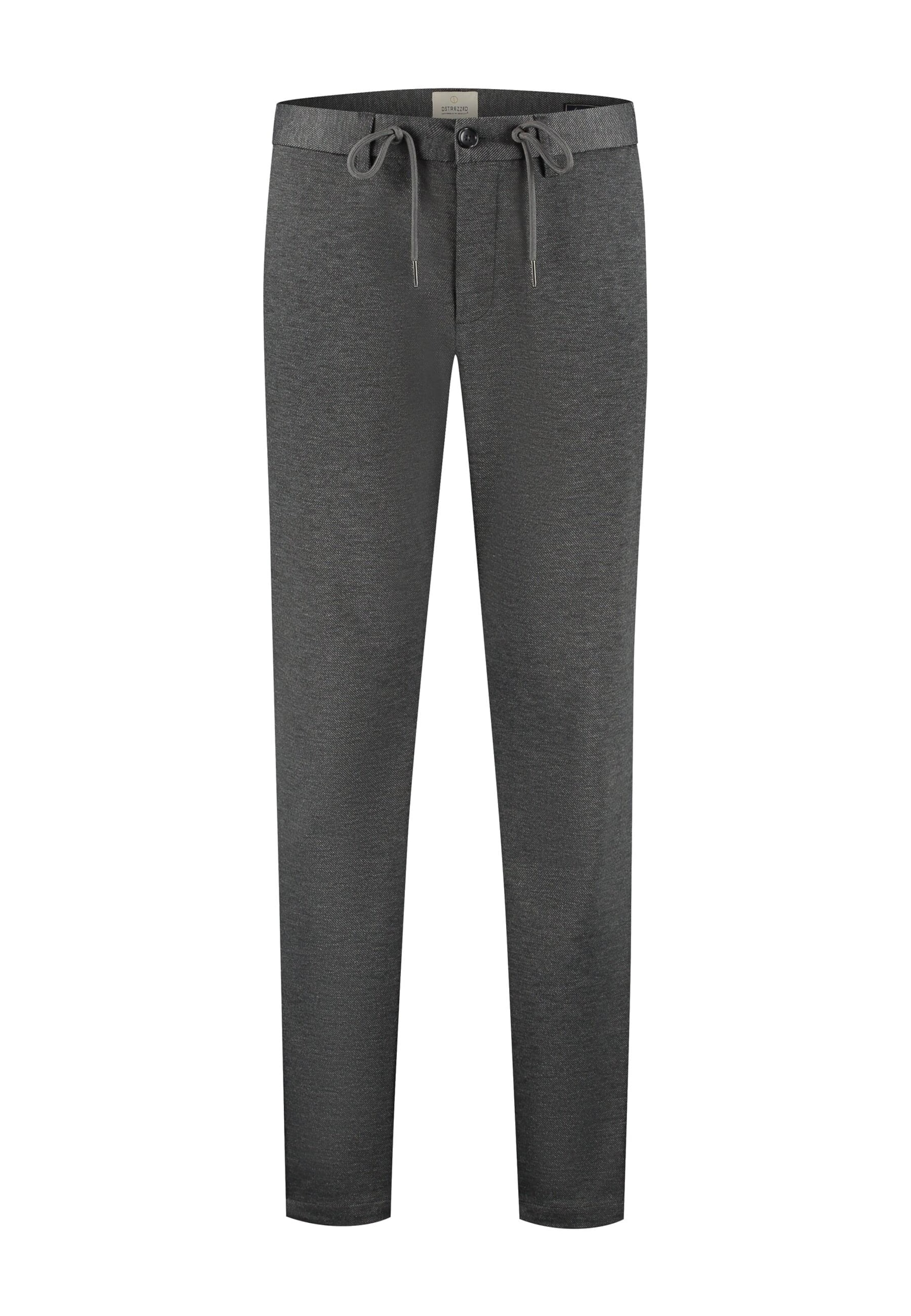 Dstrezzed Normální Kalhoty – šedá: přední strana