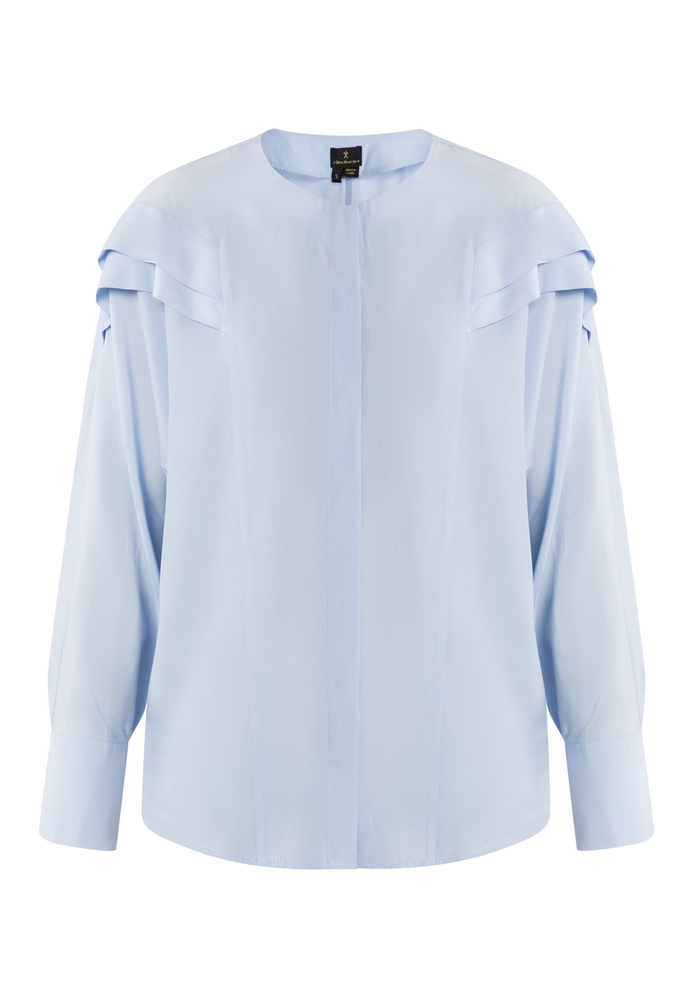 DreiMaster Klassik Blouse in Blauw: voorkant
