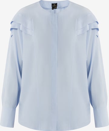 DreiMaster Klassik Blouse in Blauw: voorkant