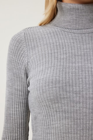 Pullover di Happiness İstanbul in grigio