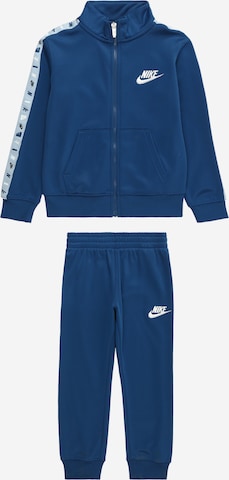 Nike Sportswear Joggingpak 'CLUB' in Blauw: voorkant