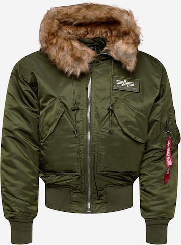 Veste d’hiver '45P' ALPHA INDUSTRIES en vert : devant
