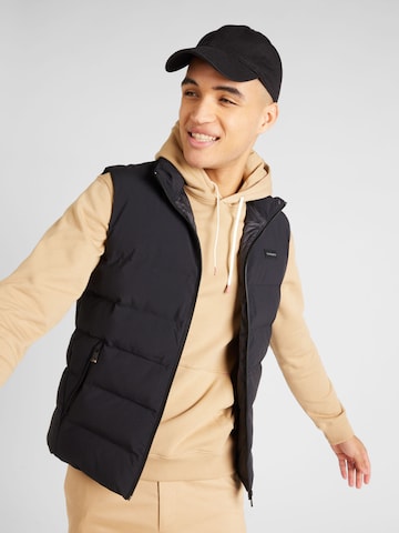 Gilet 'SONIC' Hackett London en noir : devant