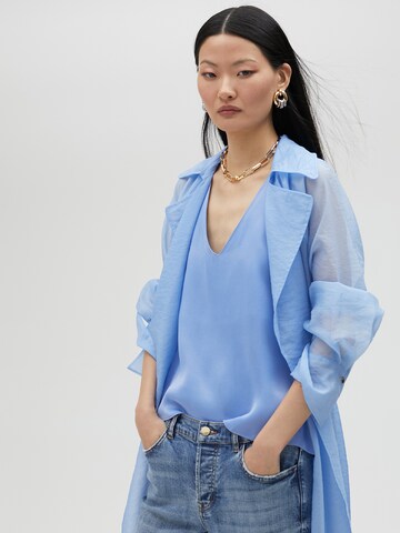 Lola Casademunt Summer coat in Blue