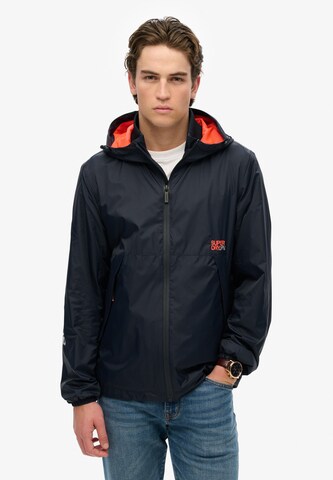 Superdry Tussenparka in Blauw: voorkant