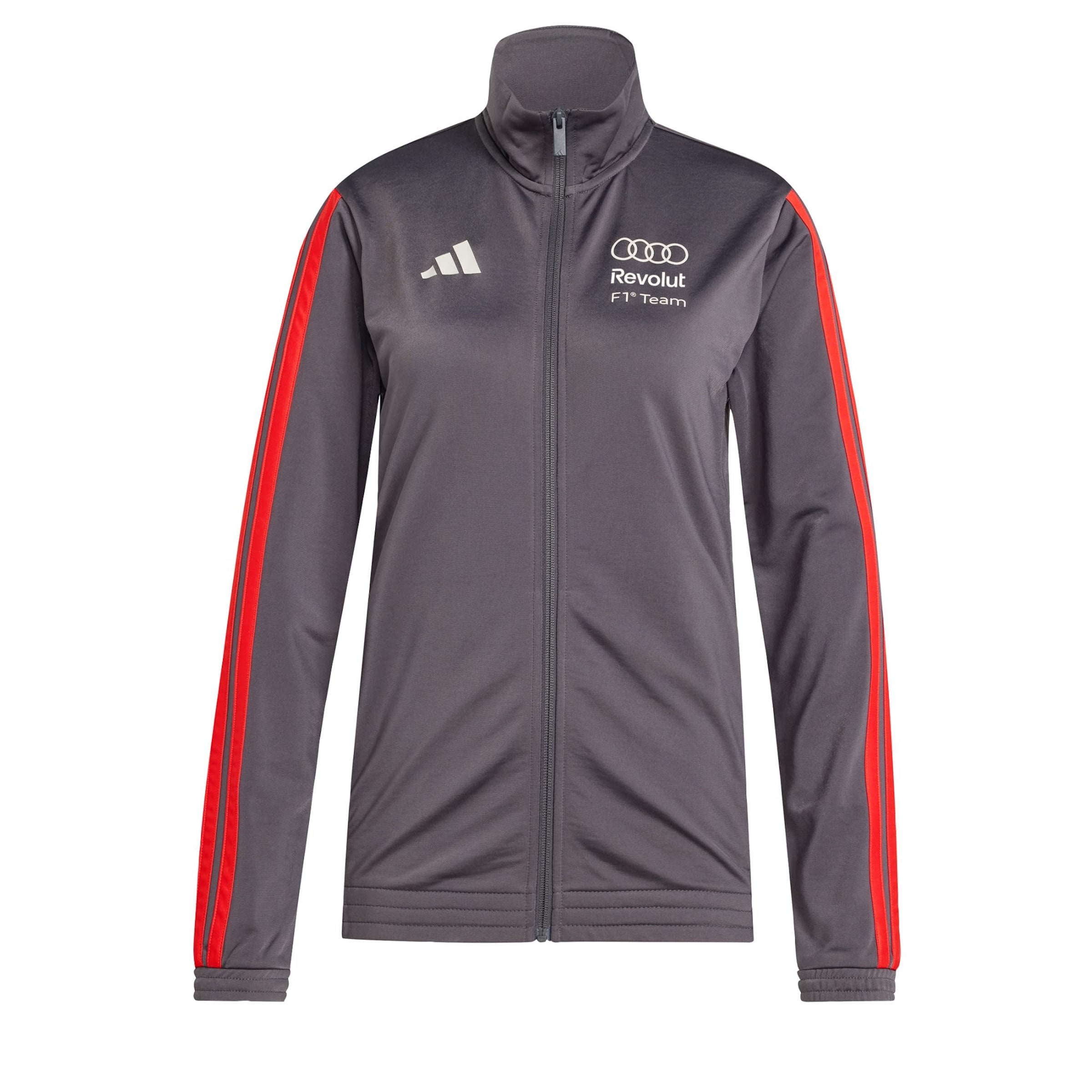 ADIDAS PERFORMANCE Sportsweatjacke 'Audi Formula One Team DNA' in Schwarz: Vorderseite