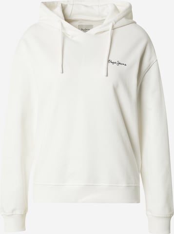 Pepe Jeans Суичър 'ELSYRA RO' в бяло: отпред