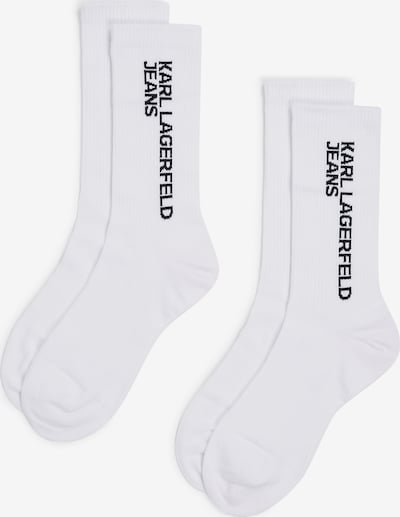 Kojinės iš KARL LAGERFELD JEANS, spalva – juoda / balta, Prekių apžvalga