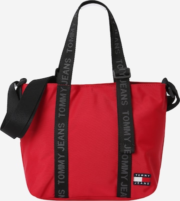 Tommy Jeans Shopper 'Essential' i rød: forside