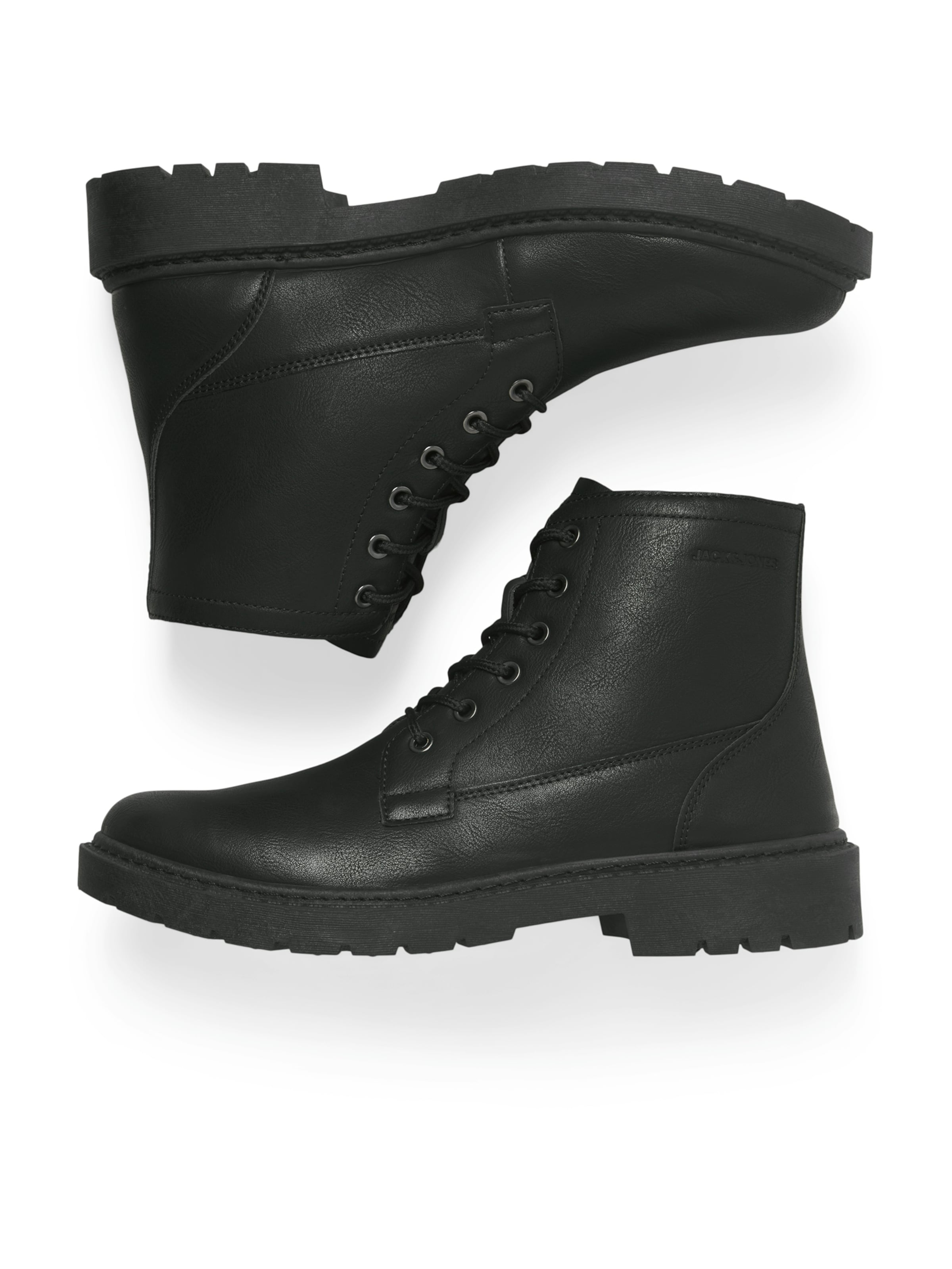 JACK & JONES Ботинки на шнуровке в Серый