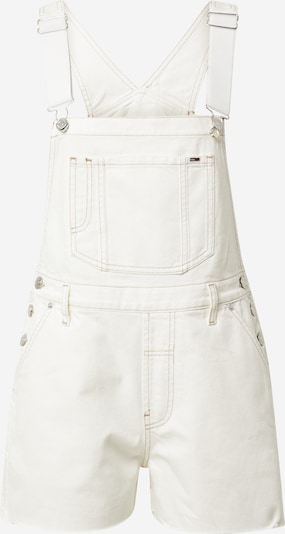 Tommy Jeans Tuinbroek in de kleur Natuurwit, Productweergave