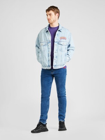 Tommy Jeans Prehodna jakna 'AIDEN' | modra barva