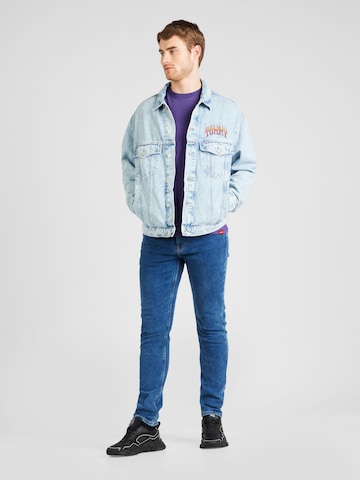 Tommy Jeans Overgangsjakke 'AIDEN' i blå