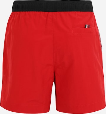 Shorts de bain Tommy Hilfiger Underwear en rouge