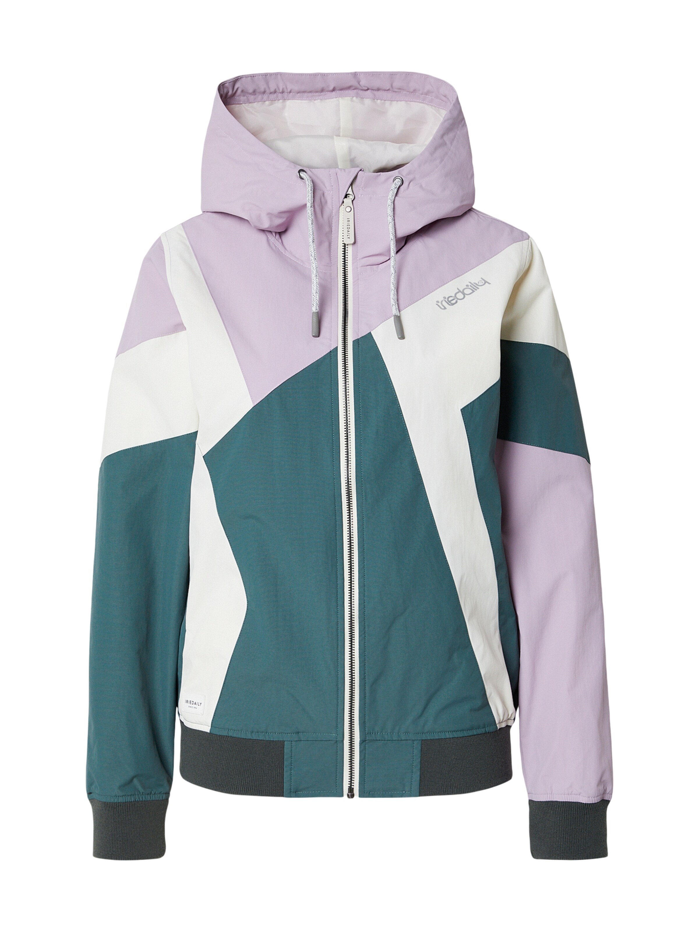 Iriedaily Performance Jacket 'Puzzled' in Green: front