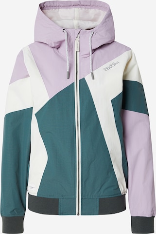 Iriedaily Performance Jacket 'Puzzled' in Green: front