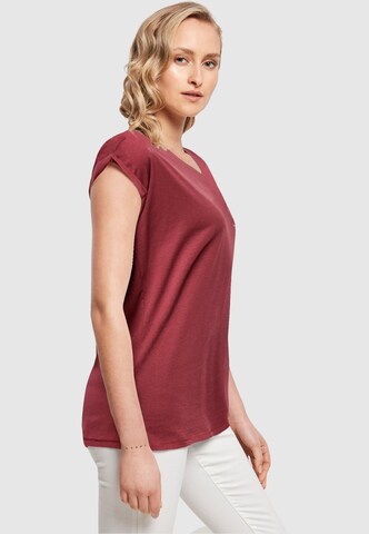 Merchcode T-Shirt 'Spring - Tulip Flower' in Rot