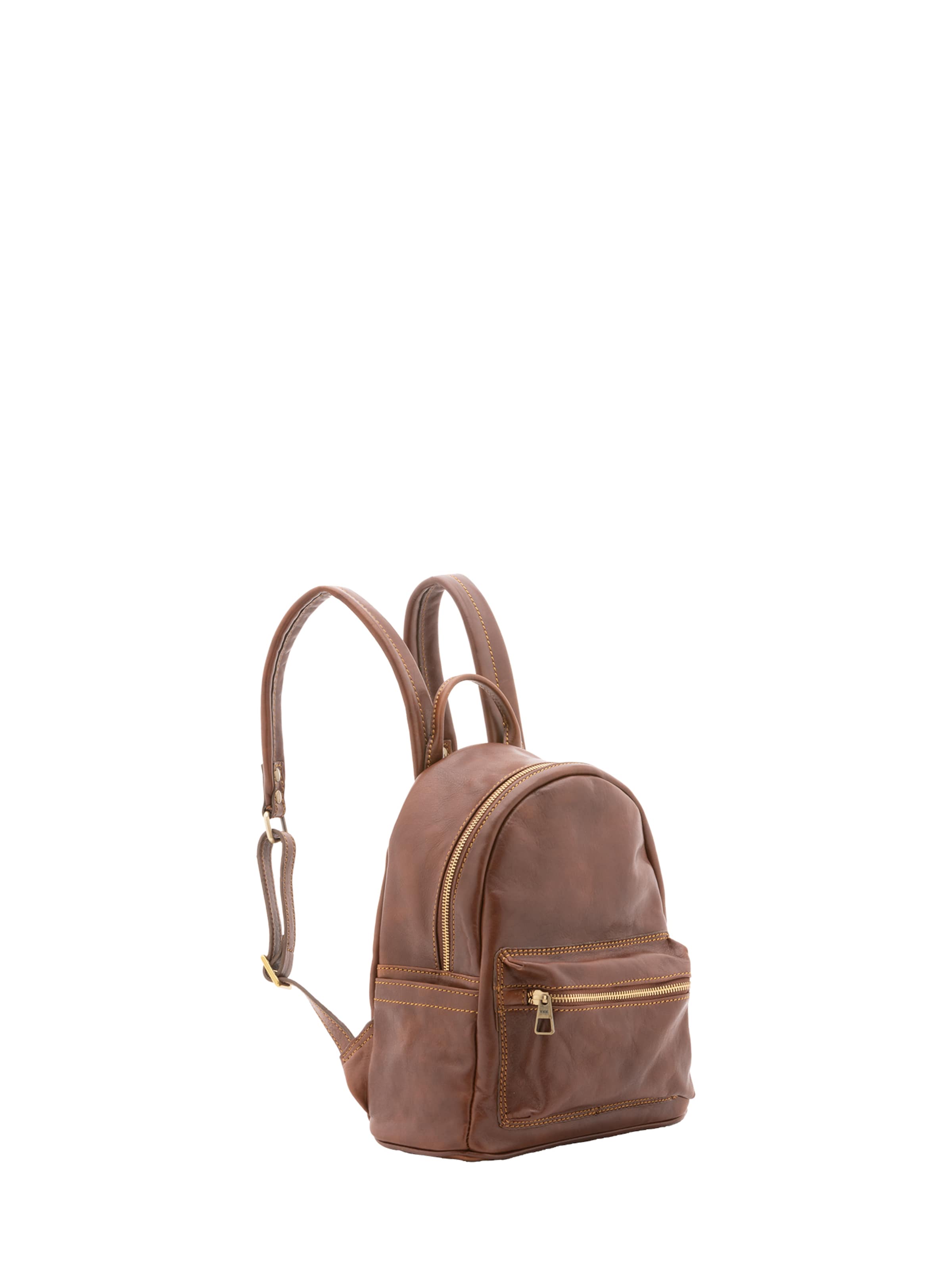 Viola Castellani Rucksack in Braun: Vorderseite