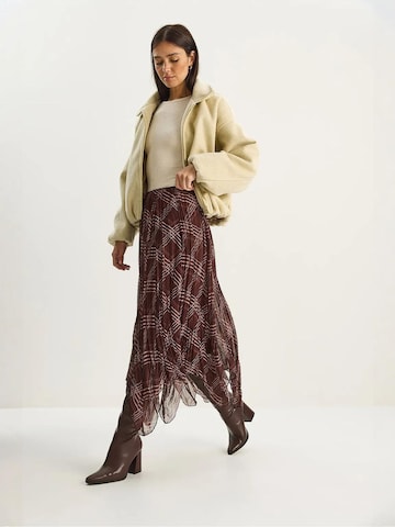 Gonna di Bianco Lucci in marrone